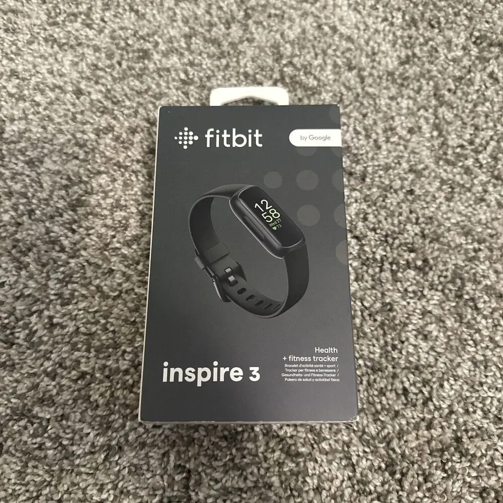Fitbit Inspire 3 Health & Fitness Tracker - Midnight Zen/Black - Brand New